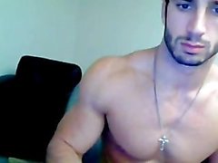 Muscle stud webcam wank