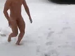 Dare a naked snow plunge