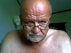 grandpa cum on webcam