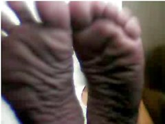 Straight guys feet on webcam #493