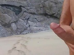 punheta na praia