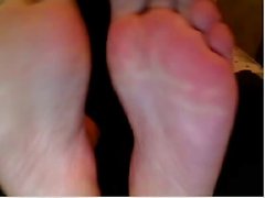 Straight guys feet on webcam #164