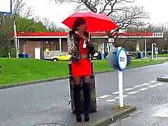 Mandy Smoking Service Station Hooker