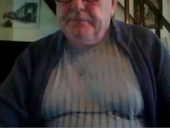 grandpa stroke on webcam