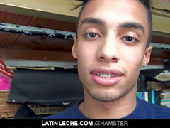 LatinLeche - Latin Boy with Braces take messy facial