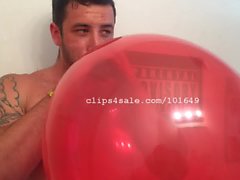 Balloon Fetish - Edward Popping Balloons Video 1