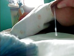 Masturbating in bed