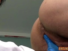 Muscle doctor anal sex with cumshot