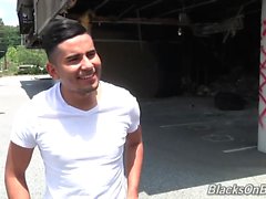 Danny Enriquez Gets His First Ever Black Cock