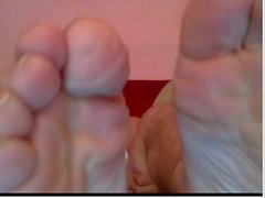straight guys feet on webcam