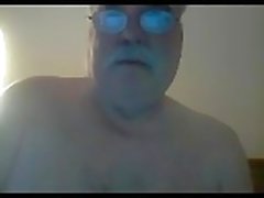 grandpa cum on webcam