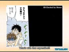 Japanese comic gay kissing