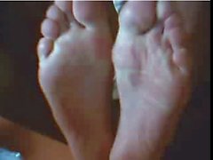 Straight guys feet on webcam #542