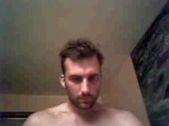hairy straight guy showing on webcam