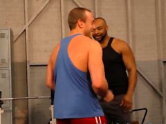 Nathan and Robbie interracial gay porn