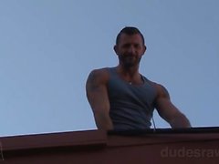Morgan Black is horny as fuck and cruising the street from