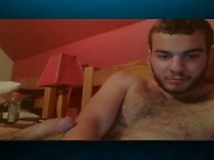 jerkvid hairy guy jerking