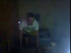 Straight guys feet on webcam #151