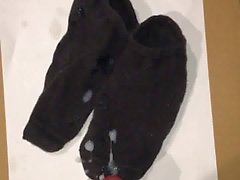 cumming on GF socks