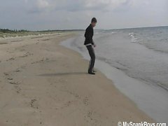 Beach Boy Get Spanked