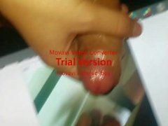 My first cum tribute for Asianqueen! Huge load at 4:03