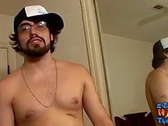 Thug jock Spanky big cock masturbation and cumshot