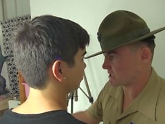 Hot Marine Tickle Fight Crashed by Angry Gunnery Sergeant