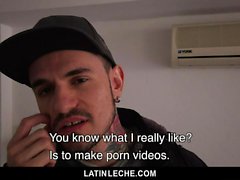 LatinLeche - Uncut Latin Takes Cock For Cash