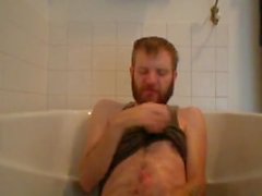 Bearded Guy Morning Piss