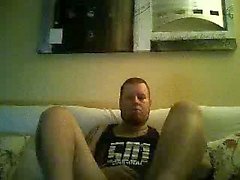 Straight guys feet on webcam #212