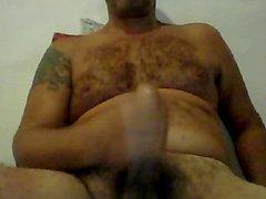 latin hairy daddy wank