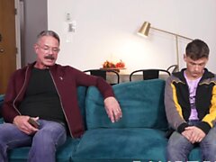 Gaycest Stepdad Reece Scott dicks down twink stepson