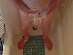 shower jerk cum