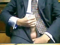 Young Lawyer Shows Off His Dick In His Office