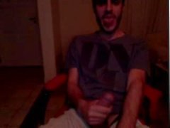 Hot fit guy on webcam