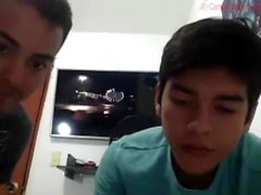 Amateur gay couple fuck on webcam