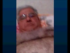 argentinian grandpa wanking and cumming