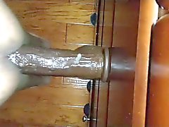 pounding my Married ass with a Huge Bam dildo