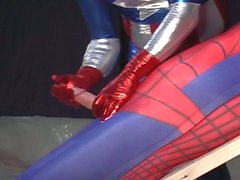 Hardcore gay marvel heroes enjoying nasty oral sex