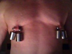 Breast weights on 0-gauge piercings